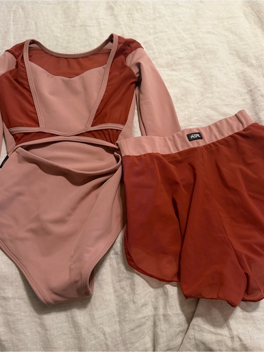 Tiger Friday Leotard and Petal Shorts Set, CL - Picture 3 of 3